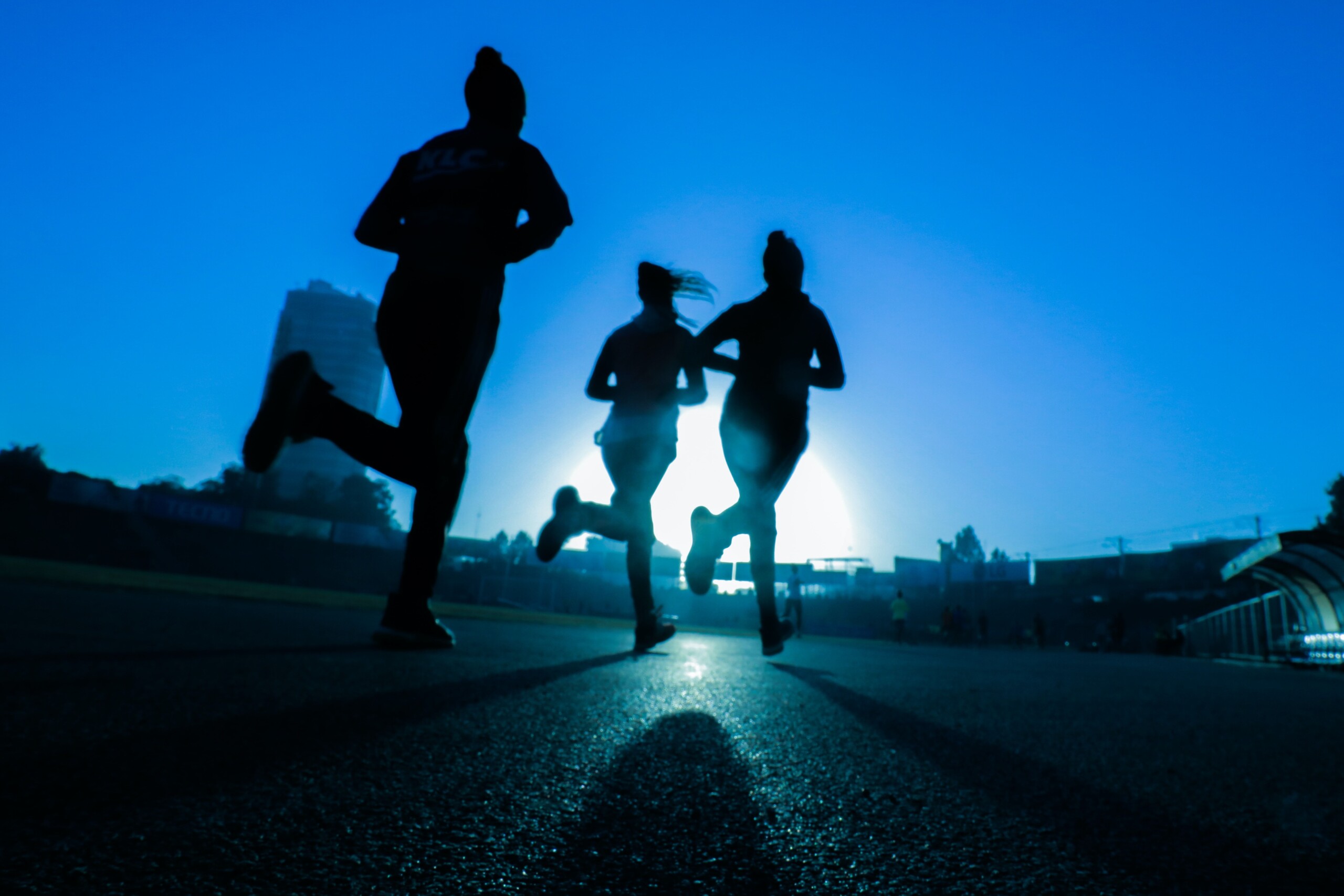 friends going for a run