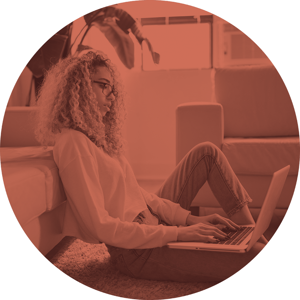 Person using a laptop to manage tax-free savings